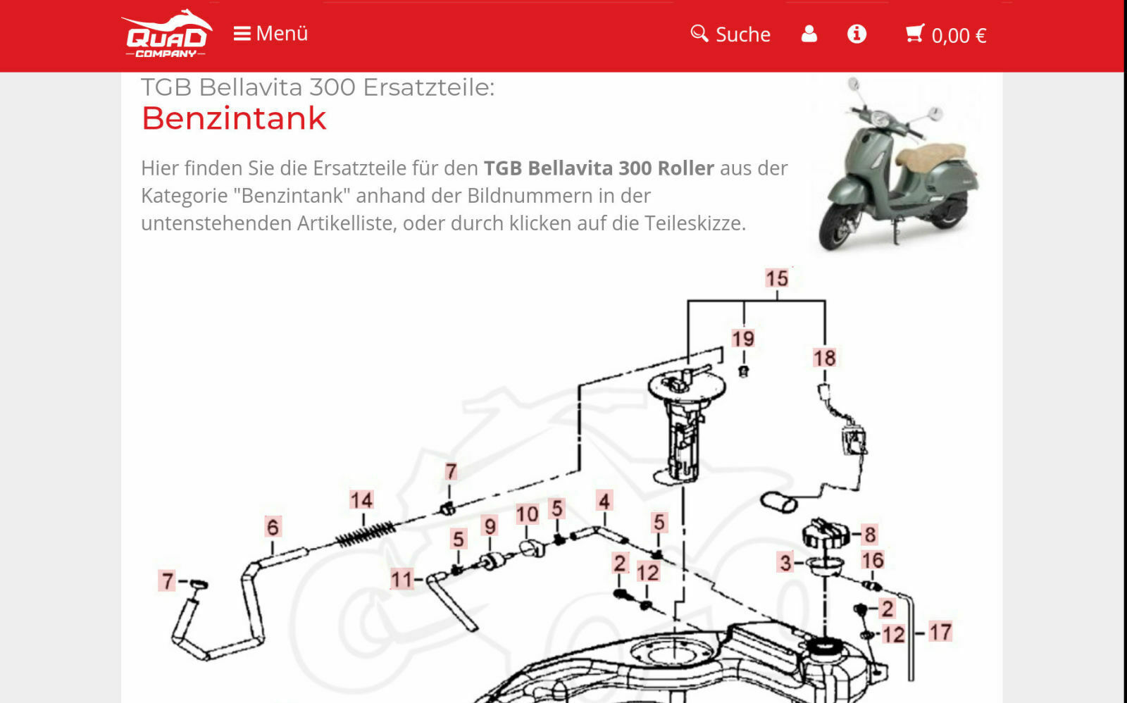 Problem mit Motorroller TGB X-LARGE 300