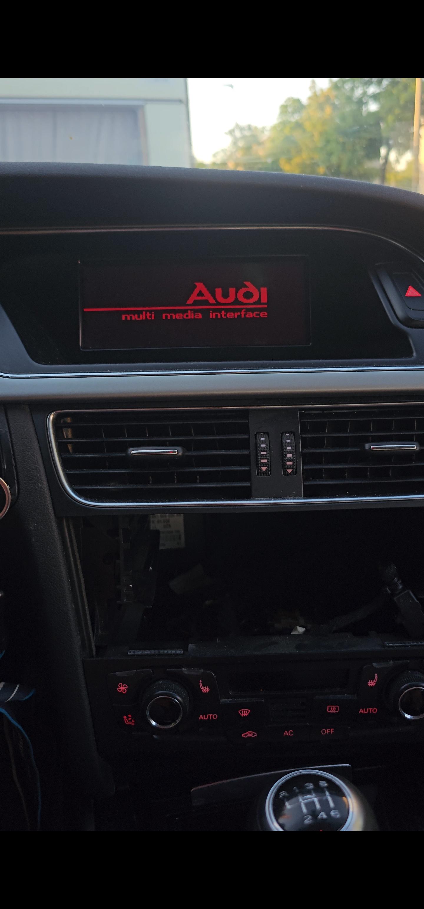 Problem mit Navi A5 bj.2008. Trotz ohne MMI kommt Fehlermeldung