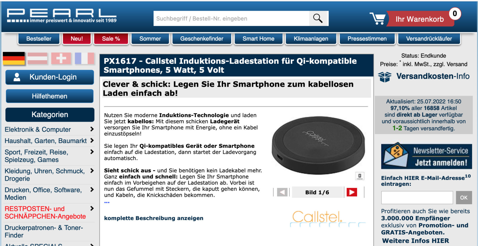 Probleme beim induktiven Laden des Displayschlüssel