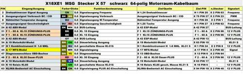 X18XE1 MSG-Stecker X 57