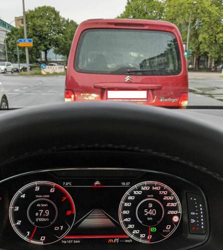Frontradar Fehler