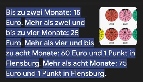 Überziehen HU