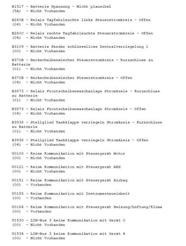Fehlercode-zuerst