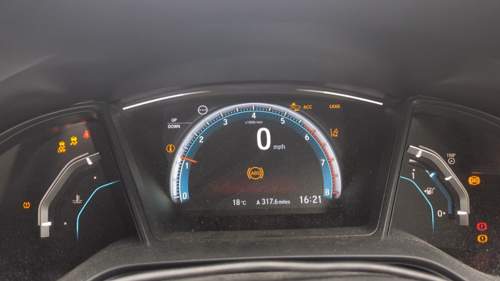 Honda Civic Fehlermeldungen Tacho