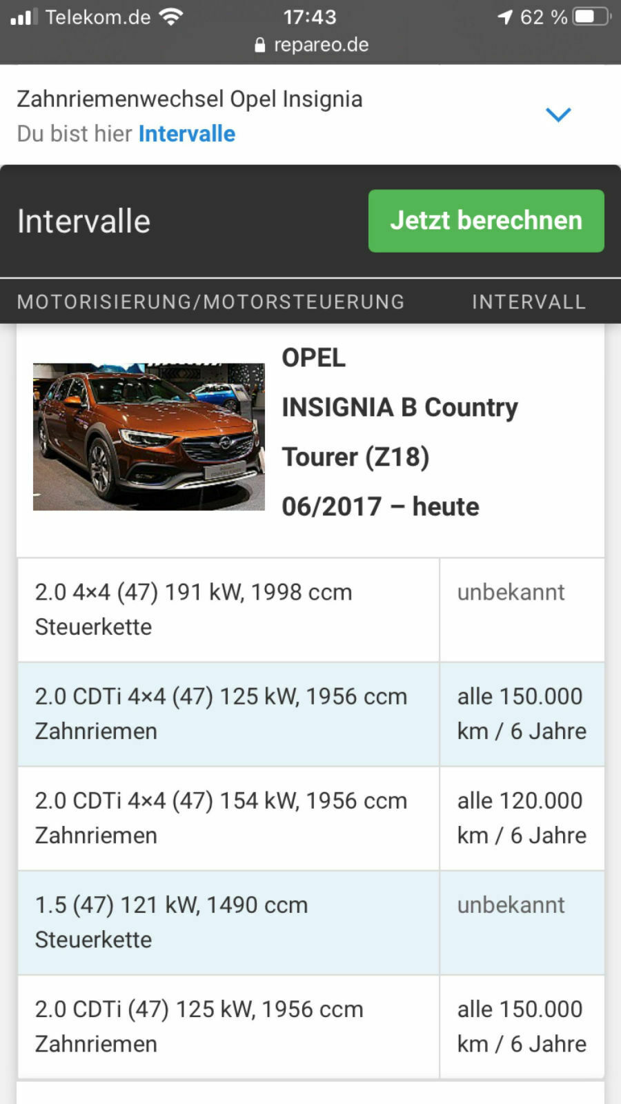 Probleme Nockenwellen Anrtieb Kette