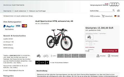 Audi-fahrrad