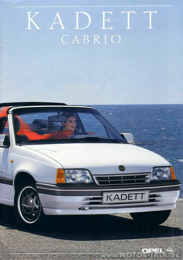 Prospekte zum Kadett Cabrio