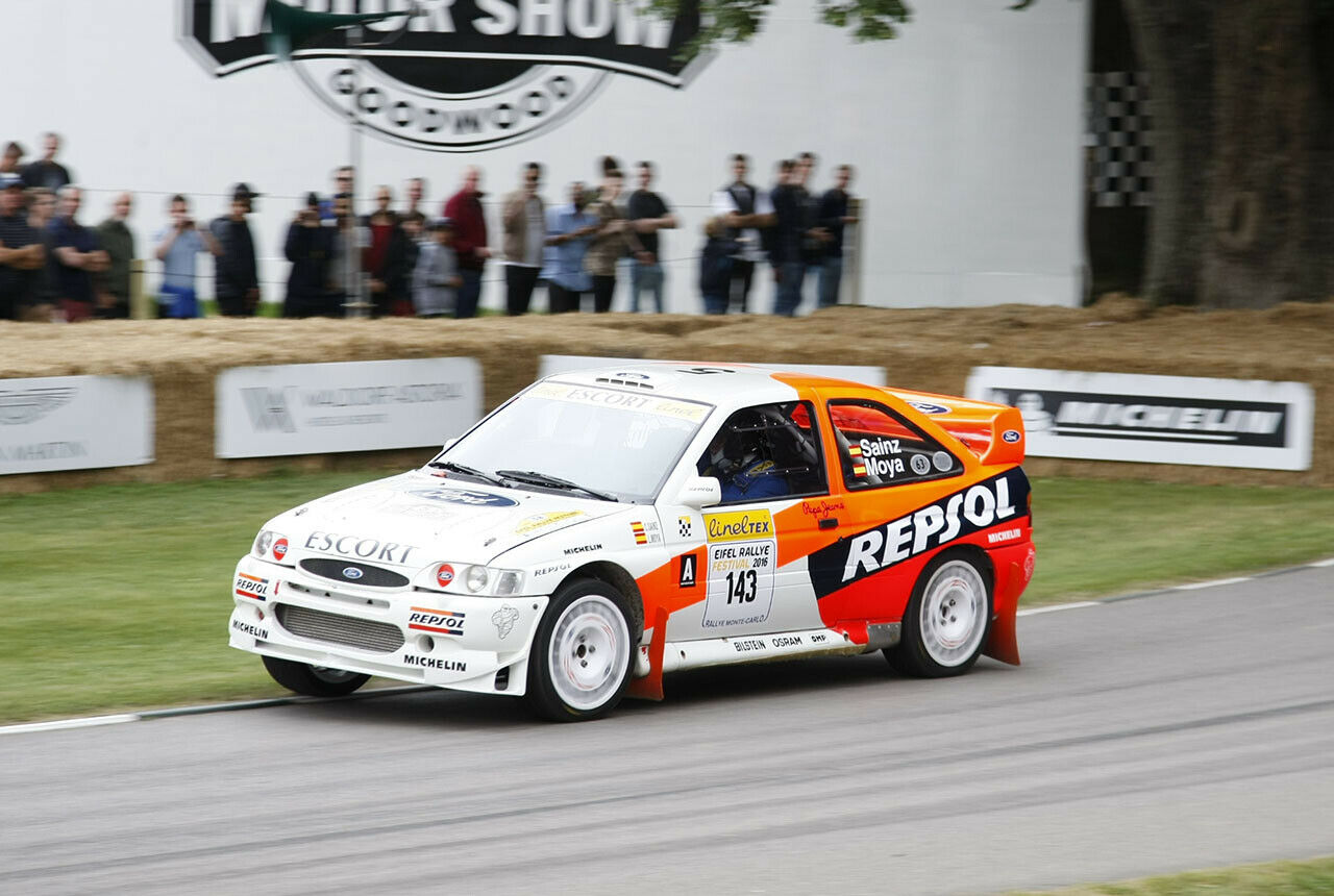Auf dem "Hillclimb" gehen auch Rallyeautos aus vergangenen Zeiten an den Start