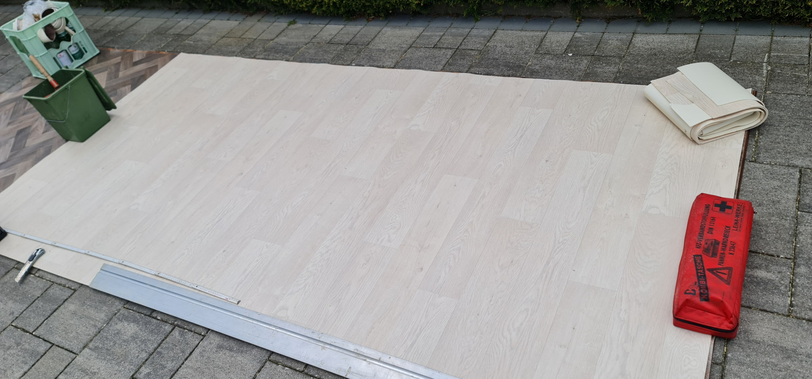 PVC Boden nachträglich verlegen lassen (V Klasse W447 Lang)