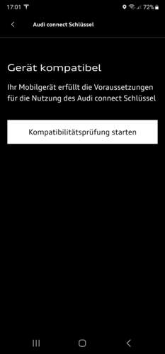 Audi Connect Schlüssel