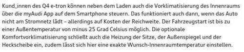 Optionale Vorklimatisierung