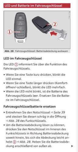 Bedienungsanleitung von Audi