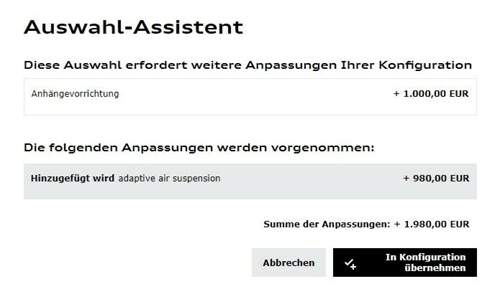AHK und Luftfahrwerk