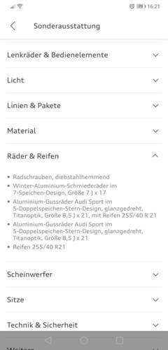 MyAudi-App