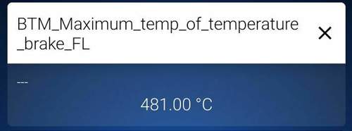 Max. Temp. Bremsflüssigkeit