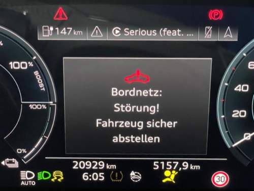 Bordnetzstörung