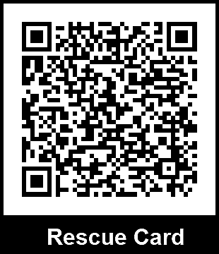 QR-Code für Rettungskarte