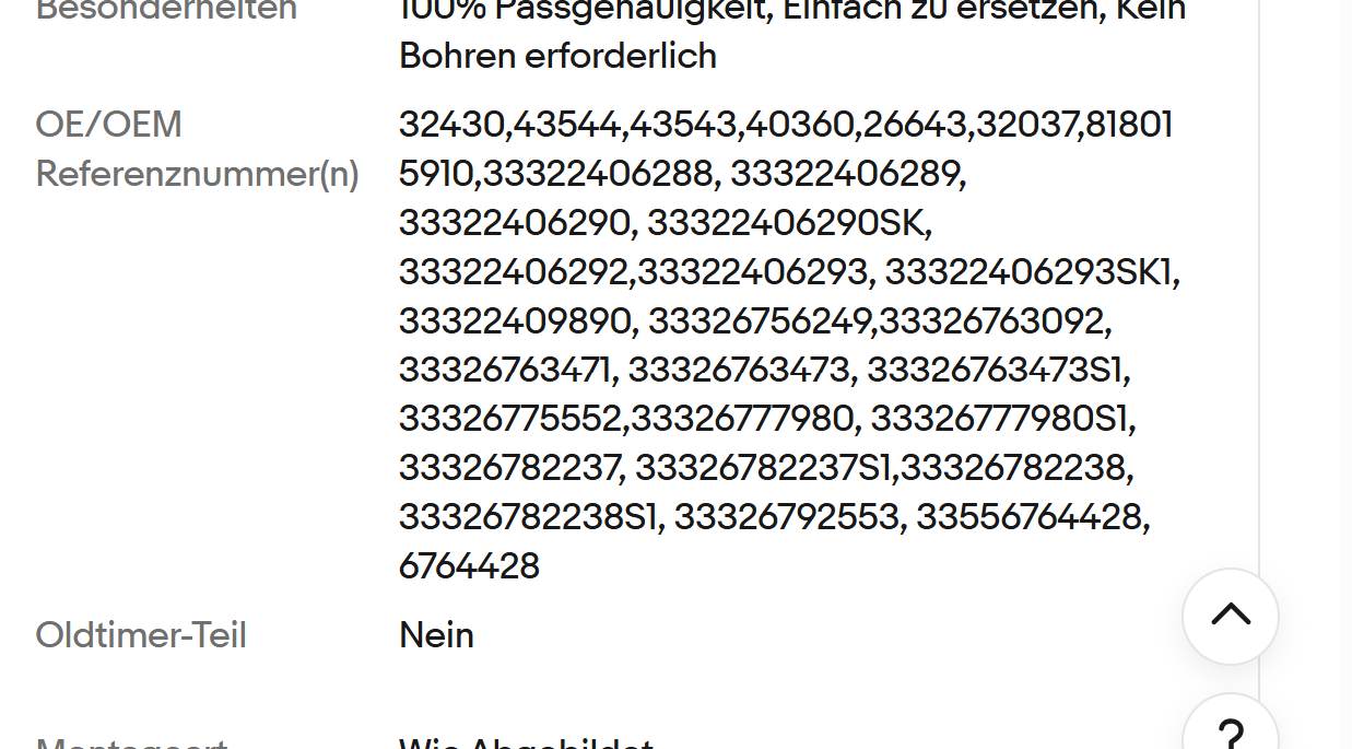 Querlenker hinten e91 bis 2009 dann andere Version.