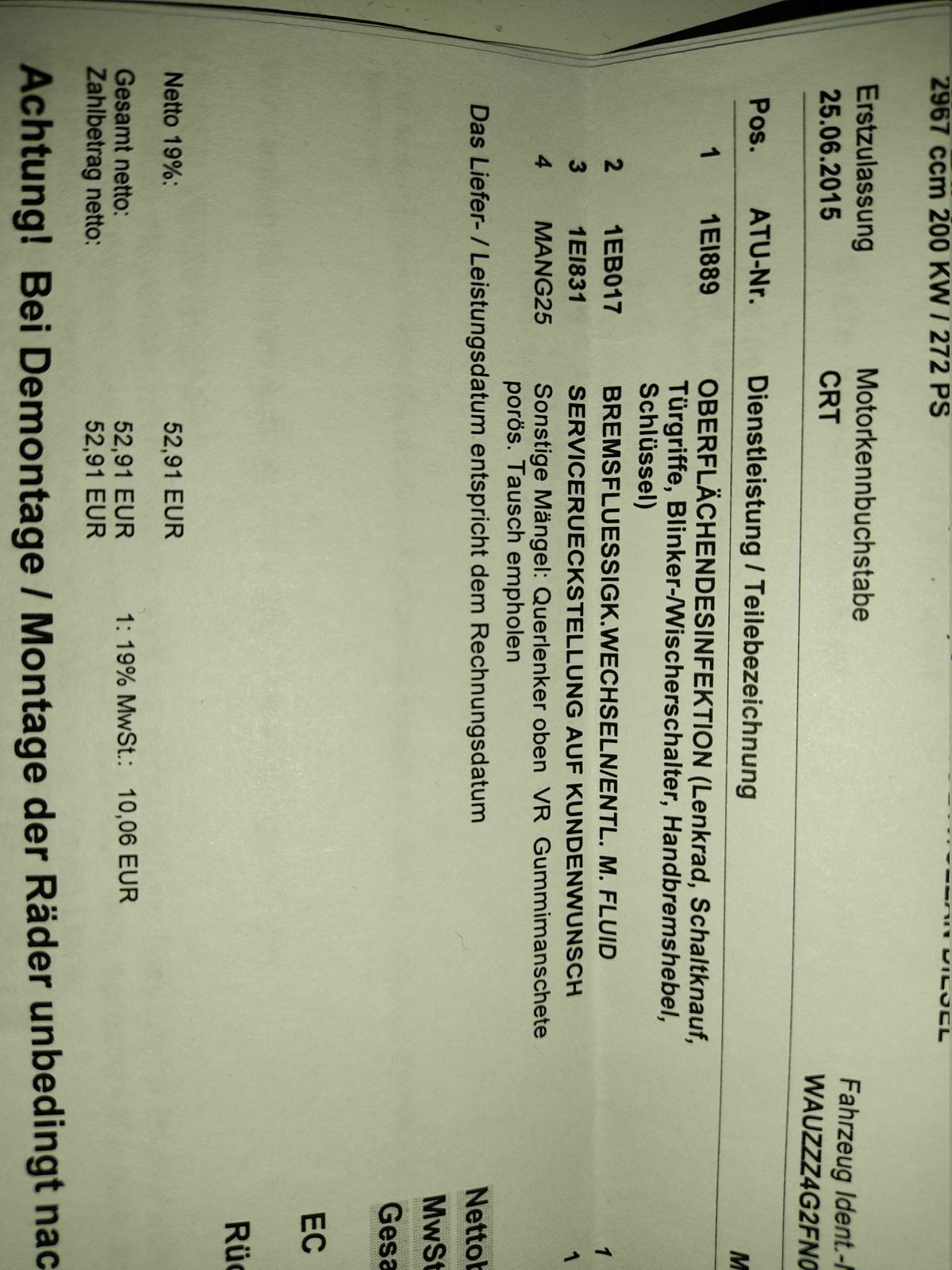 Querlenker wechseln Anleitung Audi A6 4G / C7