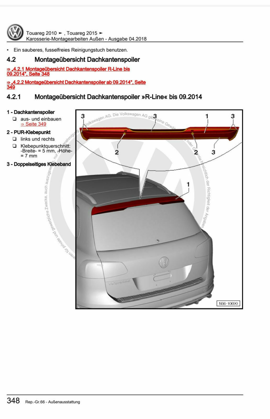 R-Line Dachkanten Spoiler
