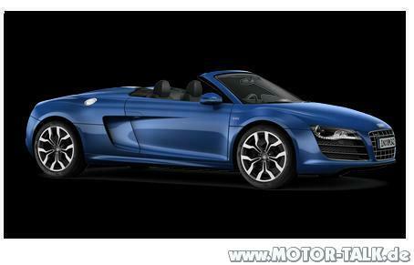 R8 Spyder in blau?