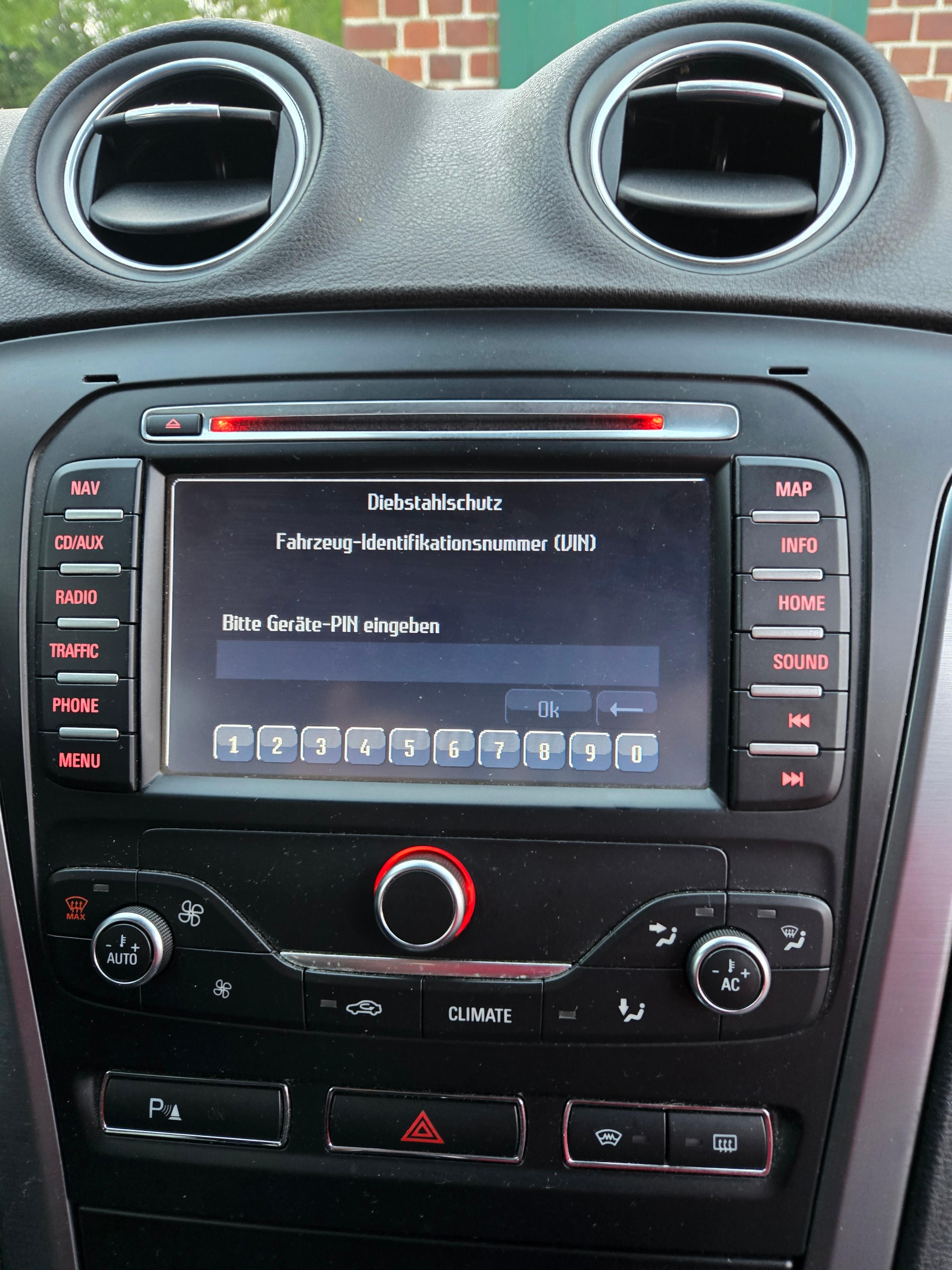 Radio Code eingeben geben aber im Display geht nix