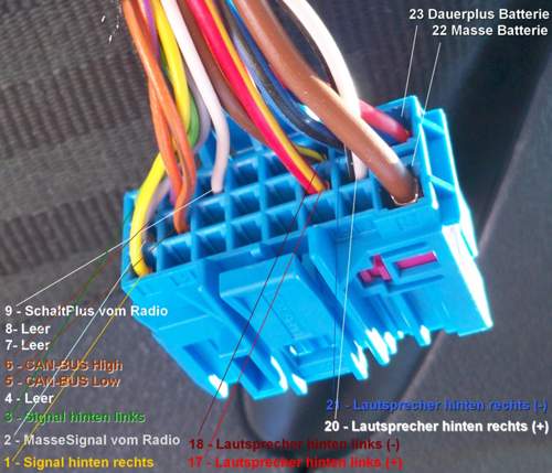 Stecker am Sub 2