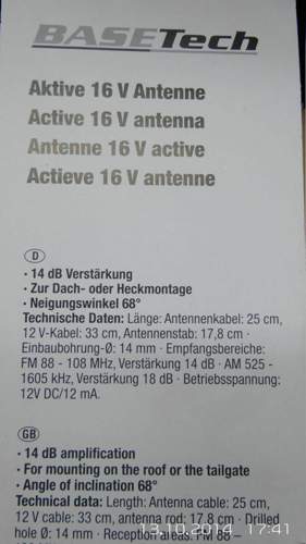 Antennendaten