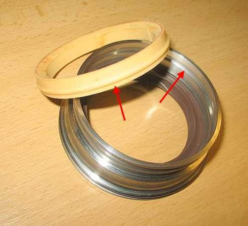 Gelber Dichtring