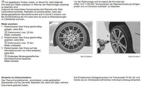 Montage Räder