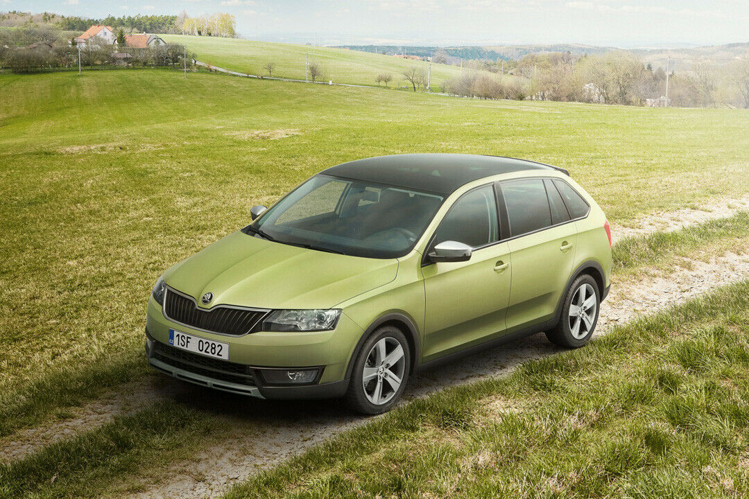 Der Skoda Rapid Spaceback Scoutline wird erstmals auf der IAA im September 2015 präsentiert