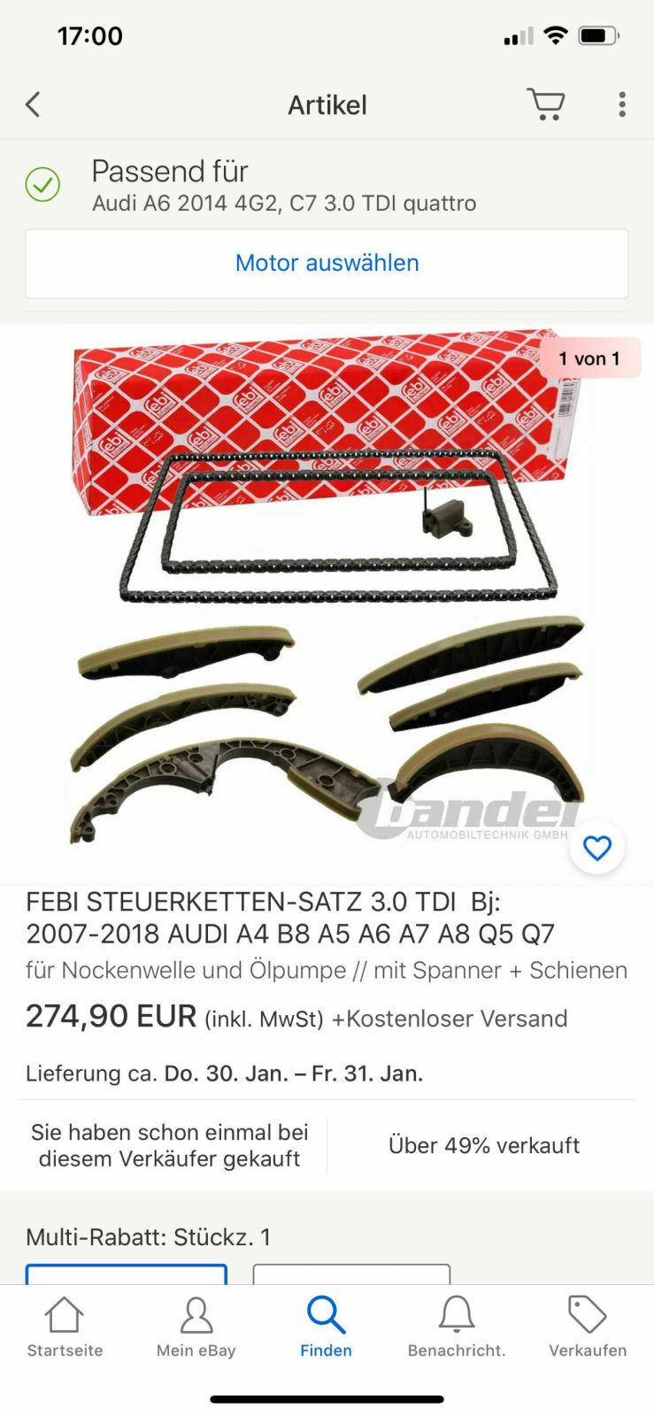 Rasseln/Nageln - u. a. nach Kaltstart