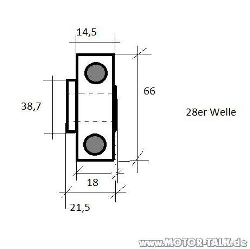 Kugellager-28er-welle