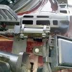 RDKS-STG mit Kabelbinder befestigt