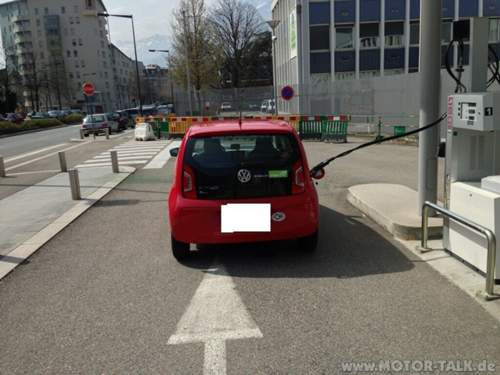 Grenoble am Tanken