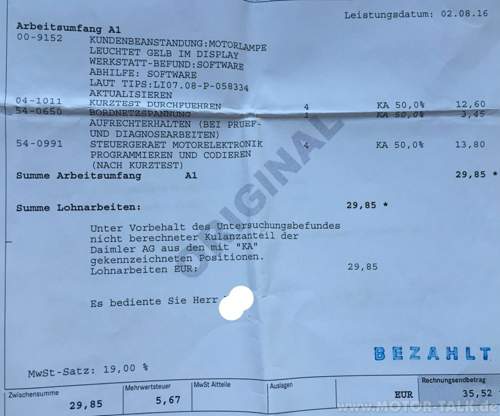 MB-Rechnung
