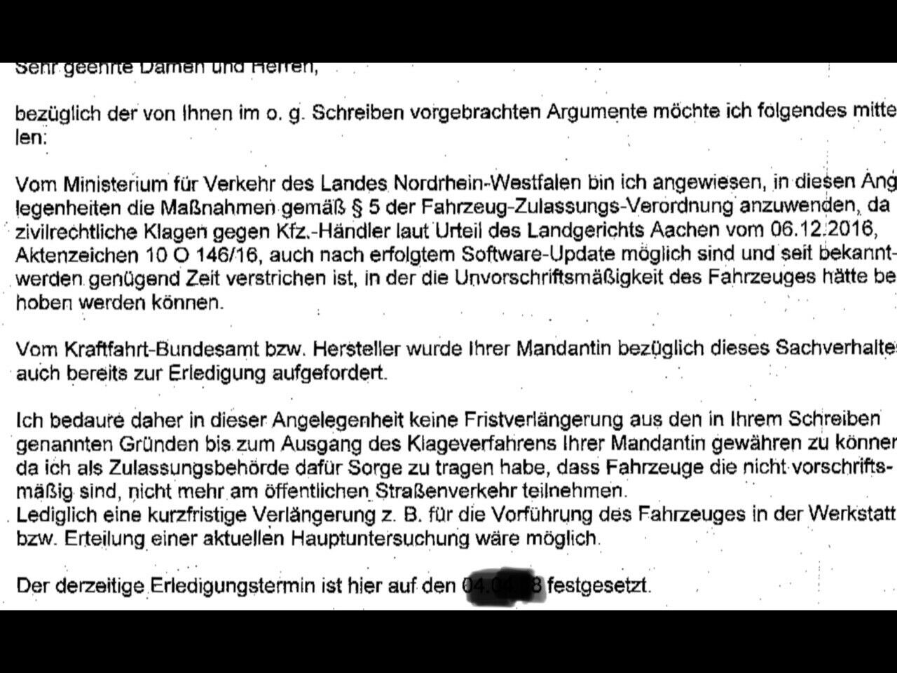 Rechtliche Schritte gegen VW (Abgasskandal)