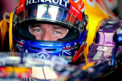 Mark Webber blieb seinem Teamkollegen auf den Fersen