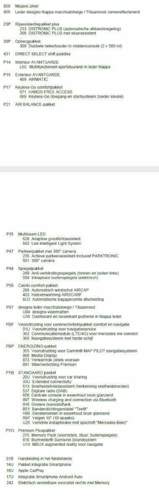 Optionsliste Teil 1