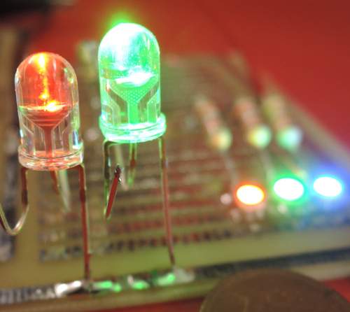 2x 5mm LEDs
