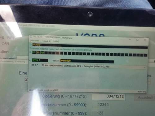 RLS Codeing Byte 1