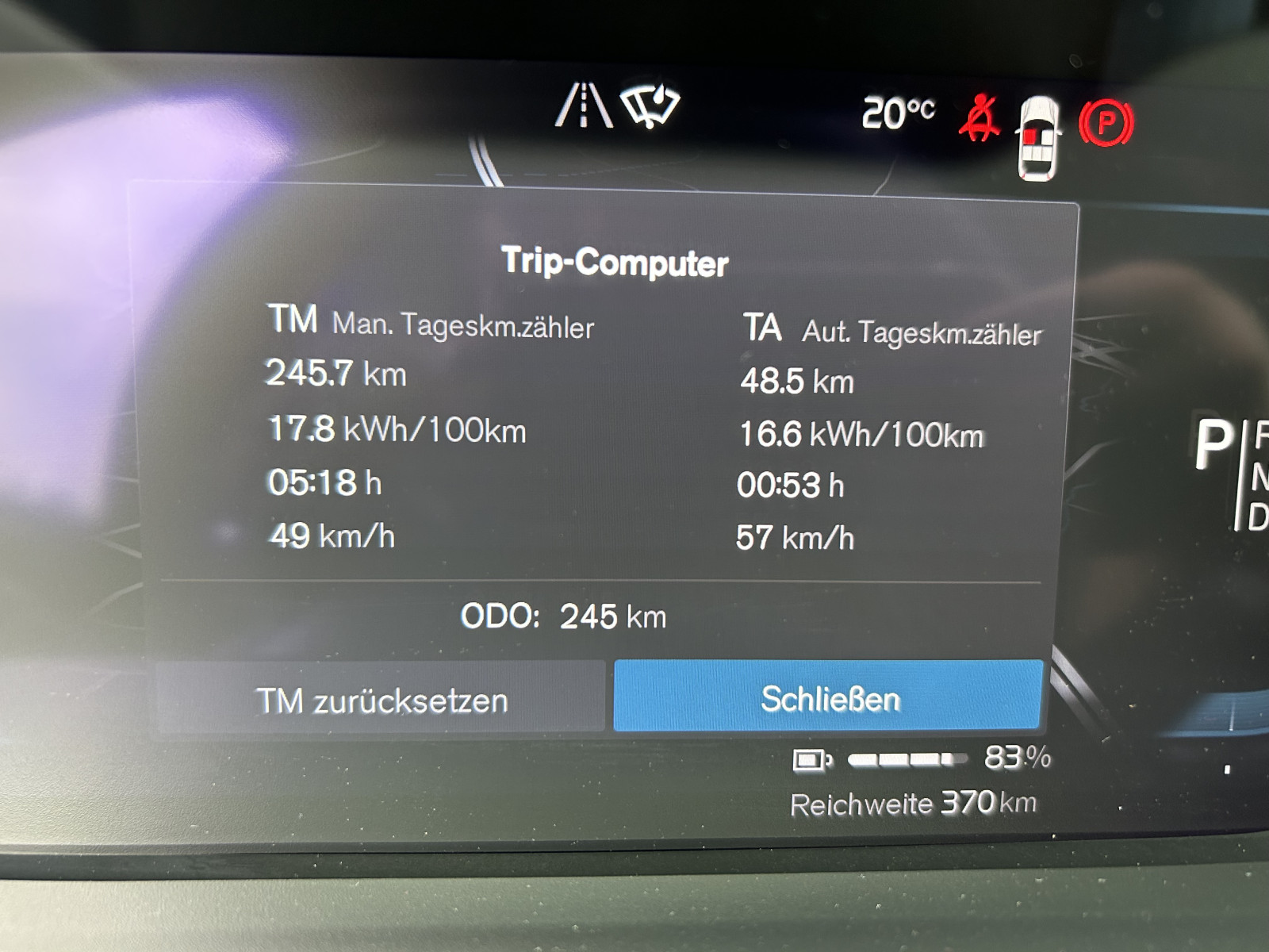 Reichweitenerfahrungen MJ24 Pure Electric