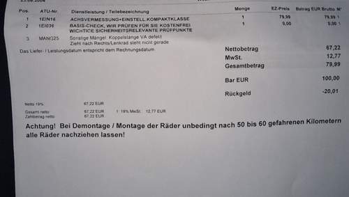 Rechnung