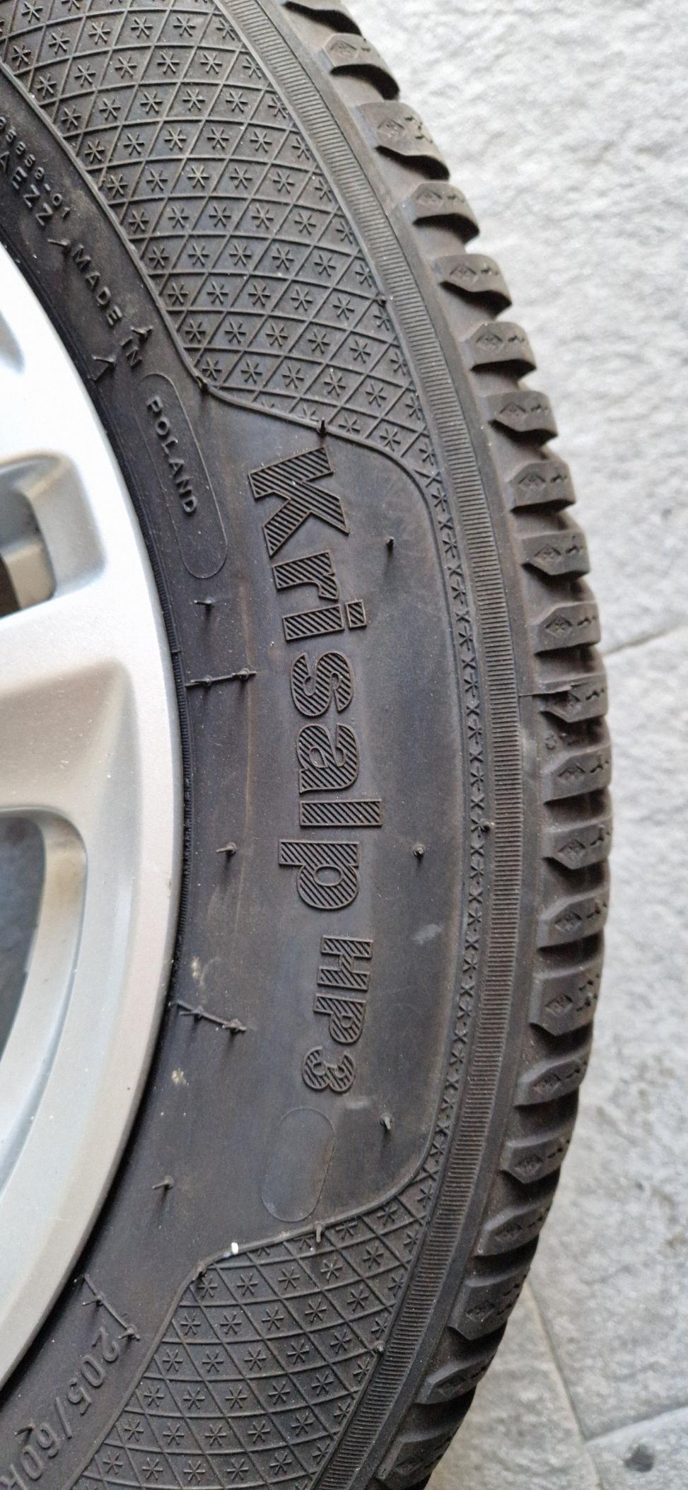 Reifen Krisalp HP3 + Subaru Alu-Felge 16" - 205/60/R16