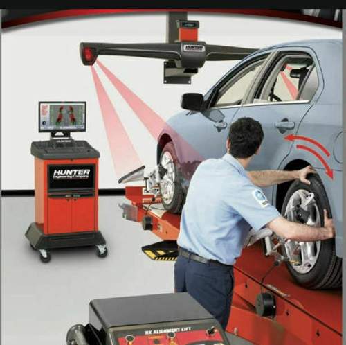 Hunter Laser Achs Vermessung