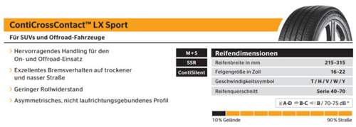 ContiCrossContact LX Sport