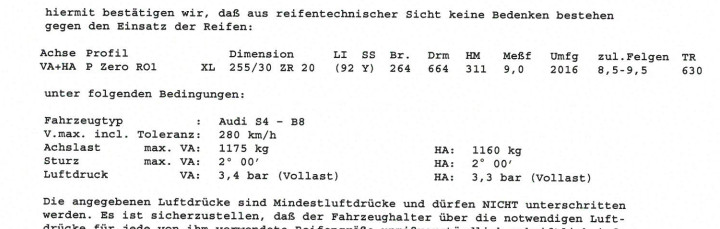 Reifendruck auf größeren Rädern
