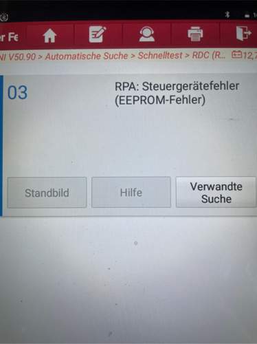 Fehlercode