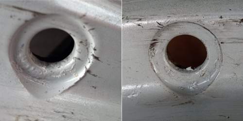 W447 Reifendruckverlust Ventillöcher