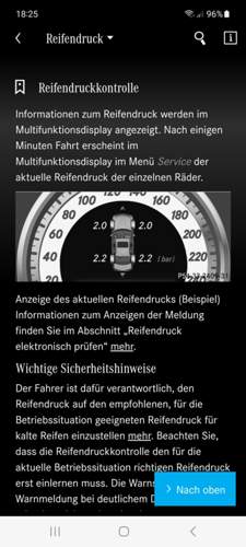 Luftdruckanzeige